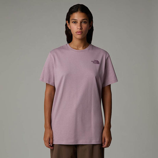 The North Face Womens Short Sleeve Relaxed Redbox T-shirt - Purple