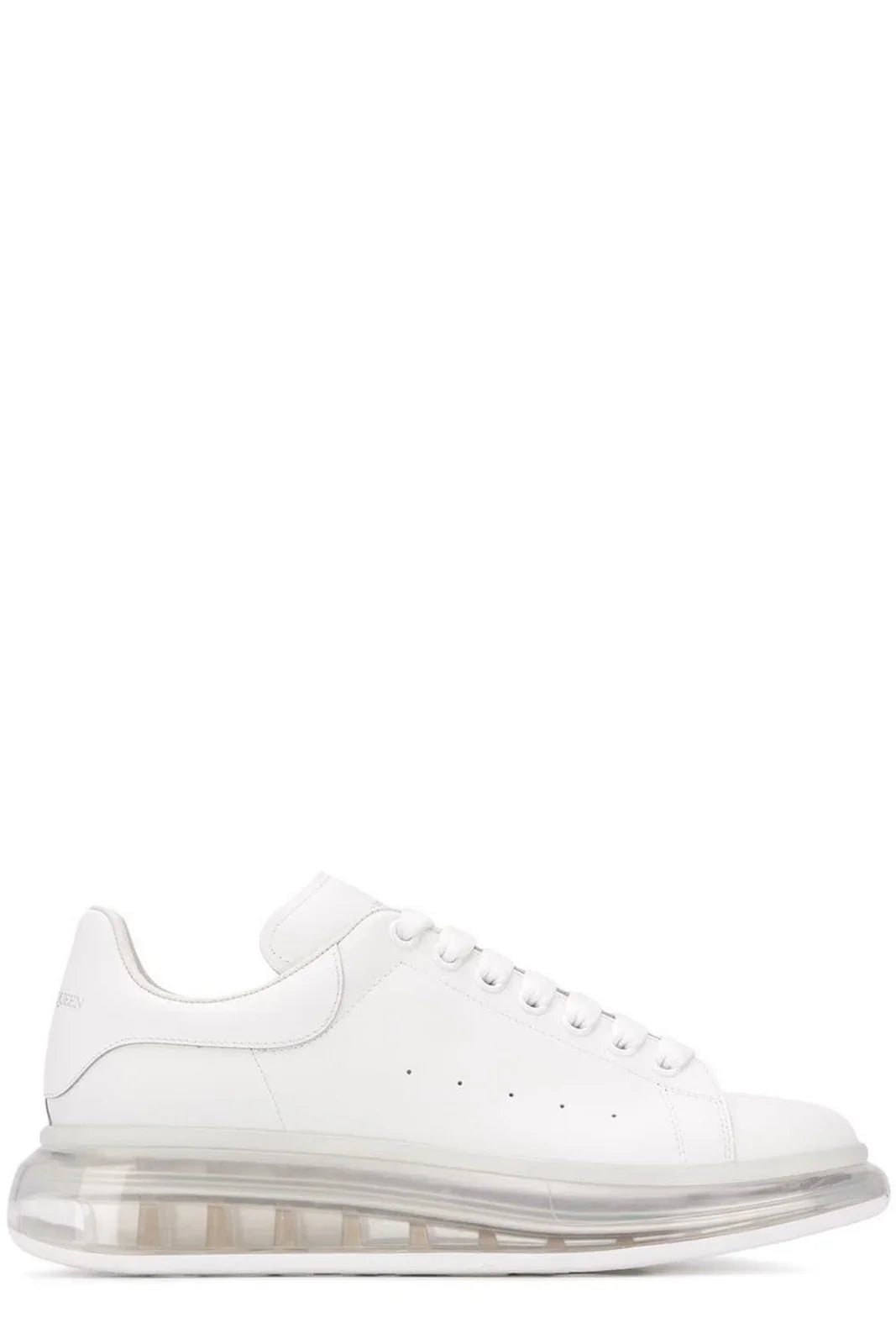 Alexander McQueen Oversized Clear Sneaker - White/White