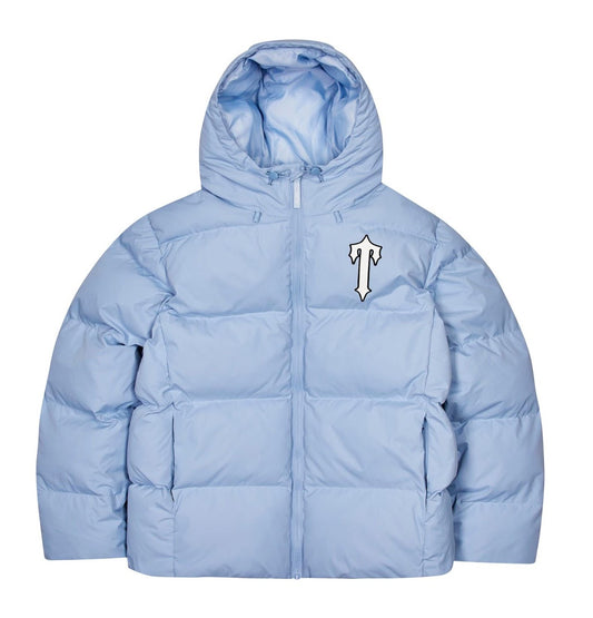 Trapstar Irongate Arch Hooded Puffer - Light Blue