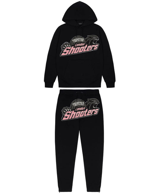 Trapstar Shooters Tracksuit - Black/Pink